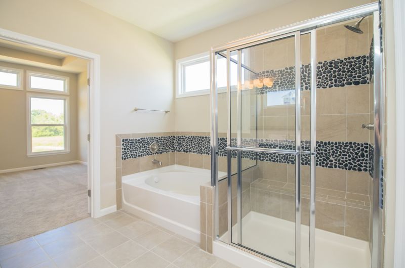 Tile-Accented Shower